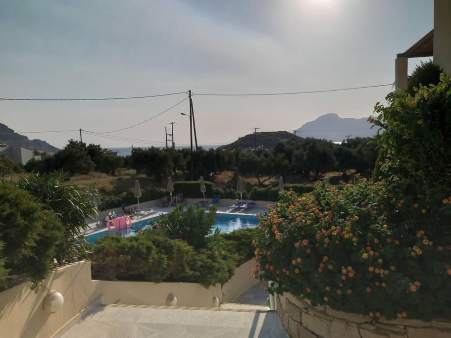 One Bedroom Apartment With Pool Plakias Exterior foto